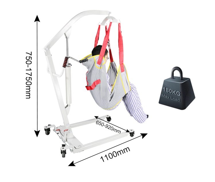 patient lift dimensions