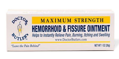 Doctor Butler's Hemorrhoid & Fissure Ointment