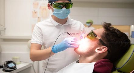 Dental laser treatment